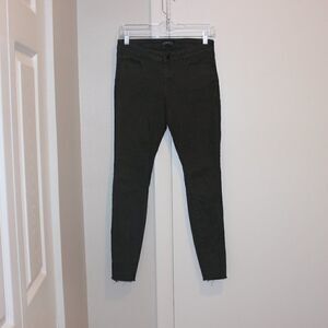 ZARA High Waist Green Jeans Size 6